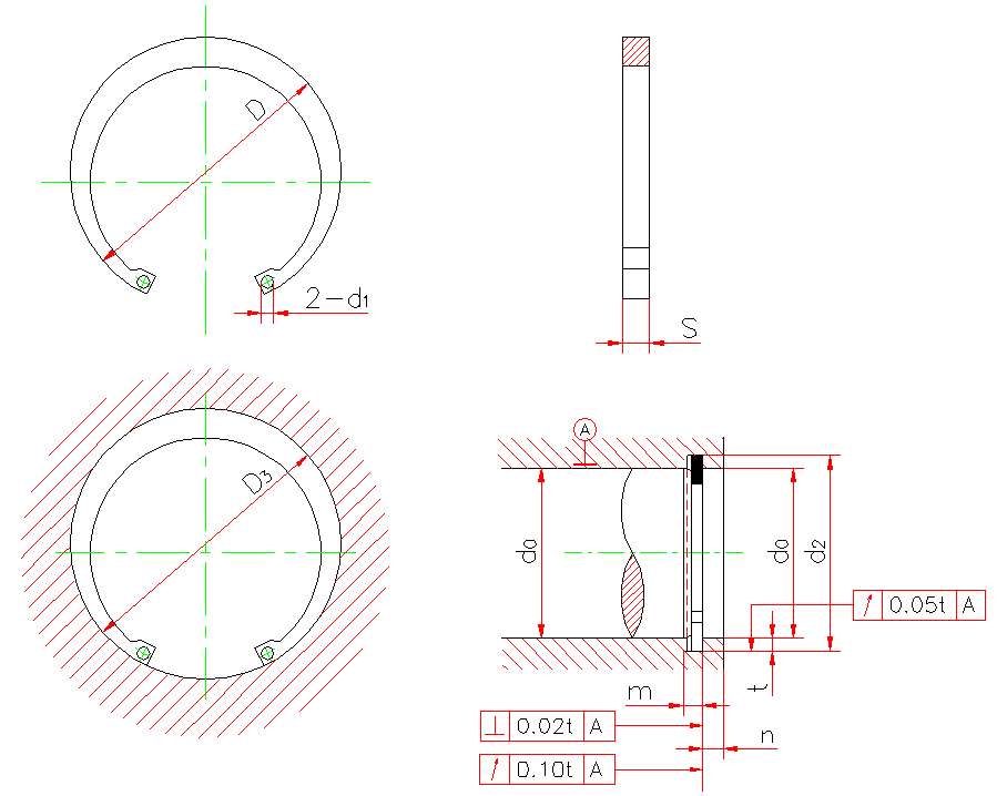 孔用擋圈_孔用彈性擋圈-A型